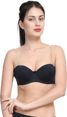 PrivateLifes Women Push-up Lightly Padded Bra(Black)