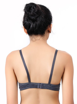 Fabme Women's Push-up Heavily Padded Bra(Grey)