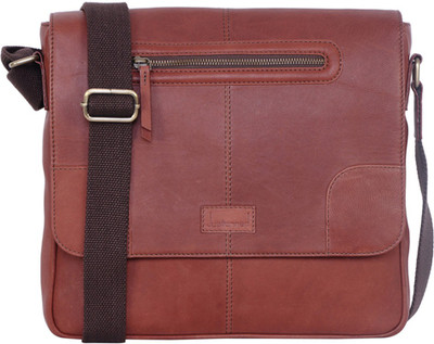 Justanned JTMB318-6 Medium Briefcase - For Men(Red)