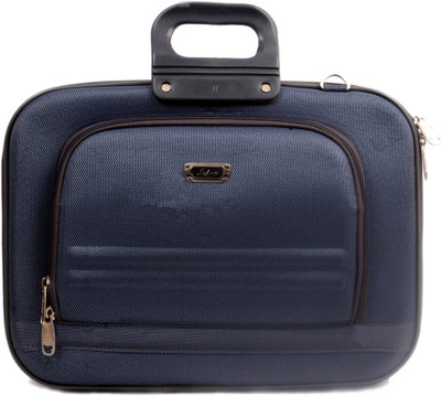Fabco Durable Medium Briefcase - For Men(BLUE)