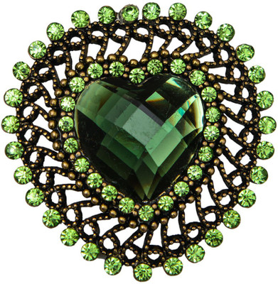 Taj Pearl Designer Brooch(Yellow)