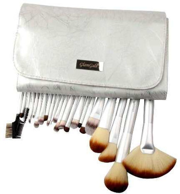 GlamGals Silver Brush Set(Pack of 22)