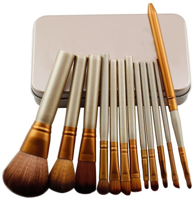 VibeX ™ 12 Pcs Makeup Tools Kit Cosmetic Eyeshadow Foundation Concealer Brushes Set With Metal box(Pack of 12)
VibeX ™ 12 Pcs Makeup Tools Kit Cosmetic Eyeshadow Foundation Concealer Brushes Set With Metal box(Pack of 12)