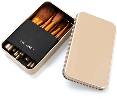 VibeX ® Make up Professional Kit Nude 12 Makeup Brushes Synthetic Hair Metal Box Set(Pack of 12)
VibeX ® Make up Professional Kit Nude 12 Makeup Brushes Synthetic Hair Metal Box Set(Pack of 12)