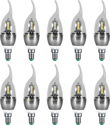 Imperial 3 W Candle E14 LED Bulb(White, Pack of 10)