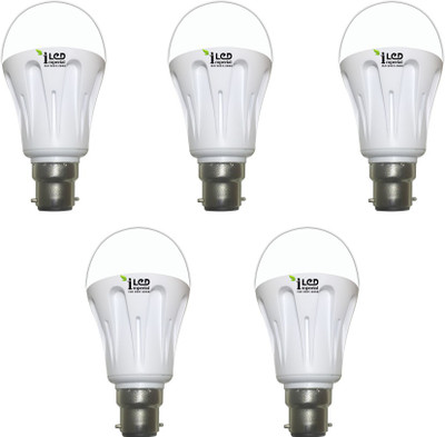 Imperial 3 W Standard B22 LED Bulb(Yellow, Pack of 5)