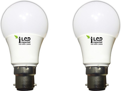 Imperial 5 W Standard B22 LED Bulb(Yellow, Pack of 2)