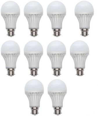 LED 12 W Standard B22 LED Bulb(White, Pack of 10)