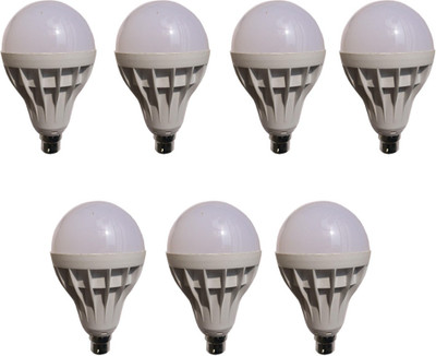 Galaxy 15 W Standard B22 LED Bulb(White, Pack of 7)