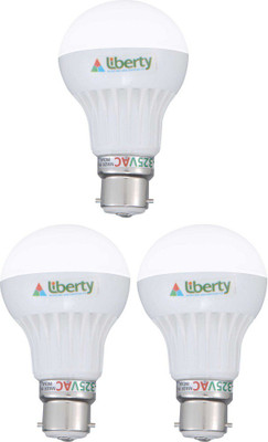 Liberty 7 W Standard B22 LED Bulb(White, Pack of 3)
