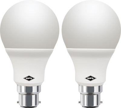HPL 9 W Standard E14 LED Bulb(Yellow, Pack of 2)