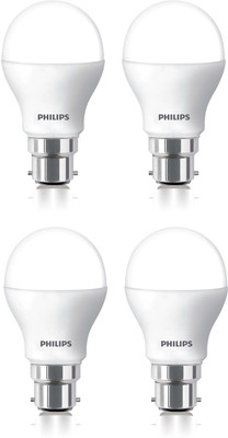 Philips 9 W Globe B22 LED Bulb(White, Pack of 4)