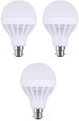 Digilight 3 W Standard LED Bulb(White, Pack of 3)