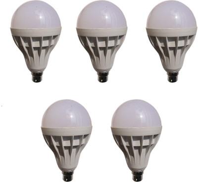 Galaxy 15 W Standard B22 LED Bulb(White, Pack of 5)
