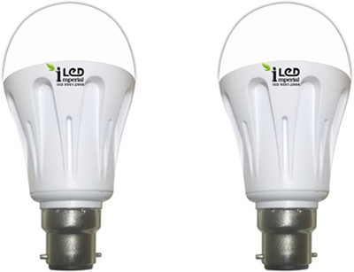 Imperial 3 W Standard B22 LED Bulb(Yellow, Pack of 2)