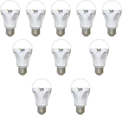 Imperial 9 W Standard E27 LED Bulb(White, Pack of 10)