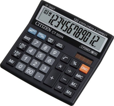 Citizen CT 555N Basic Calculator(12 Digit)