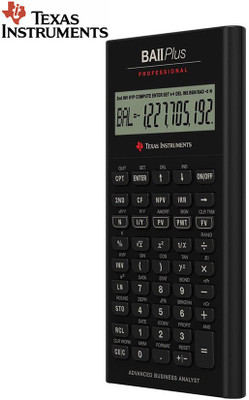 Texas Instruments BAII Plus Professional Stealodeal BAII Plus Professional Financial Calculator(10 Digit), Black
Texas Instruments BAII Plus Professional Stealodeal BAII Plus Professional Financial Calculator(10 Digit), Black