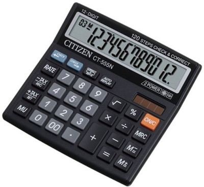 Citizen CT-555 N CT-555 N Basic Calculator(12 Digit)