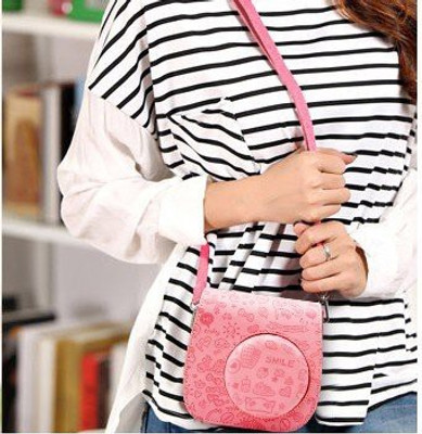 Dsstyles Fuji instax mini 8 case Camera Bag(Pink)