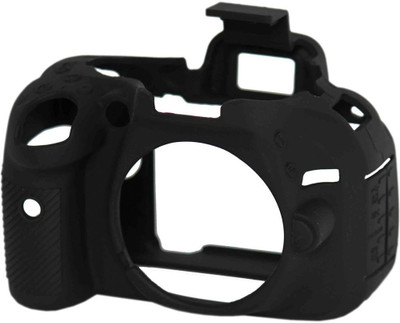 Axcess Silicon Camera Case For NKN D5200 Black Camera Bag(Black)