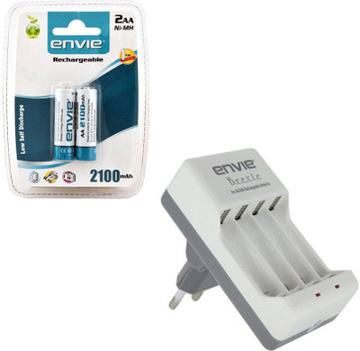Envie Bettle ECR-20 |Combo With| 2xAA 2100 Ni-MH rechargeable Camera Battery Charger(White)
Envie Bettle ECR-20 |Combo With| 2xAA 2100 Ni-MH rechargeable Camera Battery Charger(White)