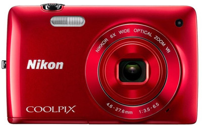 Nikon S4300 Point & Shoot Camera(Red)