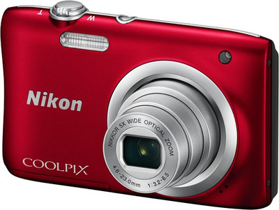 Nikon Coolpix A100 Point & Shoot Camera(Red)