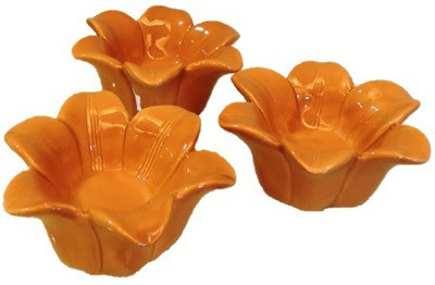 Browse House Ceramic Candle Holder Set(Orange, Pack of 3) 
Browse House Ceramic Candle Holder Set(Orange, Pack of 3)