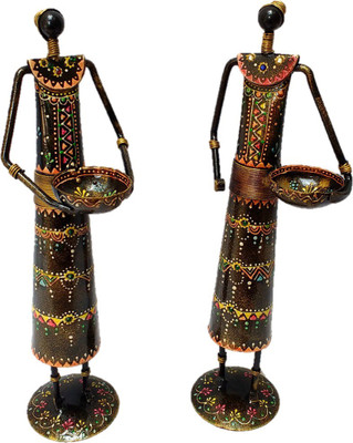 Sancheti Art Cast Iron 2 - Cup Tealight Holder Set(Black, Gold, Multicolor, Pack of 2)
Sancheti Art Cast Iron 2 - Cup Tealight Holder Set(Black, Gold, Multicolor, Pack of 2)