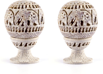 Boxify Hand Carved Globe 3.2 inch Marble 2 - Cup Tealight Holder Set(Grey, Pack of 2)
Boxify Hand Carved Globe 3.2 inch Marble 2 - Cup Tealight Holder Set(Grey, Pack of 2)
