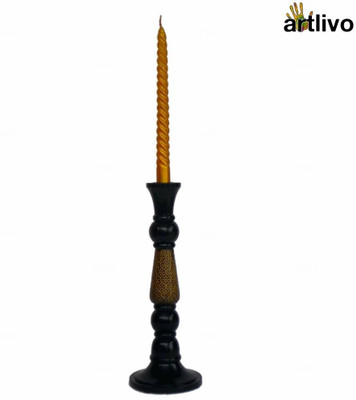 Artlivo UBER ELEGANT Stands with Tray CH001 Wooden 1 - Cup Candle Holder(Black, Gold, Pack of 1)
Artlivo UBER ELEGANT Stands with Tray CH001 Wooden 1 - Cup Candle Holder(Black, Gold, Pack of 1)