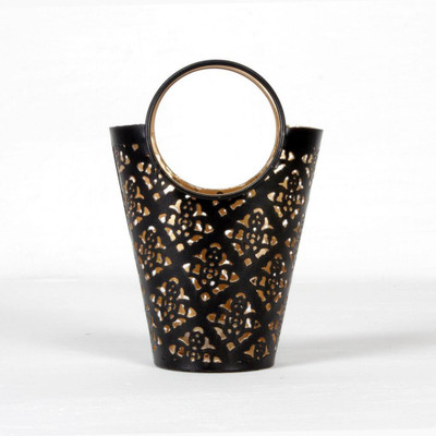 Home and Bazaar Traditional Metal Tea Light candle stand 5x3x7 Inch Iron 1 - Cup Tealight Holder(Black, Pack of 1)
Home and Bazaar Traditional Metal Tea Light candle stand 5x3x7 Inch Iron 1 - Cup Tealight Holder(Black, Pack of 1)