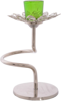 eCraftIndia Sublime Curved Shape Crystal 1 - Cup Tealight Holder(White, Green, Silver, Pack of 1)
eCraftIndia Sublime Curved Shape Crystal 1 - Cup Tealight Holder(White, Green, Silver, Pack of 1)