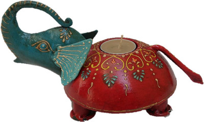 JaipurCrafts Decorative Elephant Iron 1 - Cup Candle Holder(Multicolor, Pack of 1)
JaipurCrafts Decorative Elephant Iron 1 - Cup Candle Holder(Multicolor, Pack of 1)