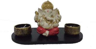 Fabionic Ganesha Double Stand T-Light Wooden 2 - Cup Tealight Holder(Black, Pack of 1)
Fabionic Ganesha Double Stand T-Light Wooden 2 - Cup Tealight Holder(Black, Pack of 1)