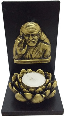 Fabionic Sai Baba Small Single T-Light Wooden 1 - Cup Tealight Holder(Black, Pack of 1)
Fabionic Sai Baba Small Single T-Light Wooden 1 - Cup Tealight Holder(Black, Pack of 1)