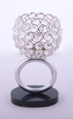 Ashiana Crystal round ring T-light holder Crystal Tealight Holder(Silver, Pack of 1)
Ashiana Crystal round ring T-light holder Crystal Tealight Holder(Silver, Pack of 1)