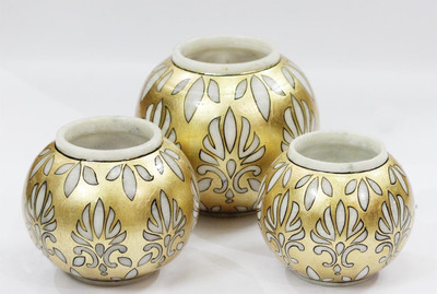 Craft Junction HandPainted Set of 3 Marble 3 - Cup Tealight Holder(Multicolor, Pack of 3)
Craft Junction HandPainted Set of 3 Marble 3 - Cup Tealight Holder(Multicolor, Pack of 3)