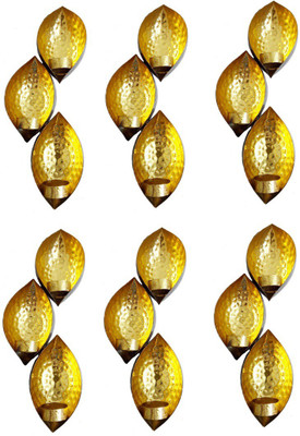 AM VAASITI Modern Glossy Iron 18 - Cup Tealight Holder Set(Multicolor, Pack of 6)
AM VAASITI Modern Glossy Iron 18 - Cup Tealight Holder Set(Multicolor, Pack of 6)