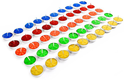 Vardhman Tea light candles scented, pack of 50 Steel 50 - Cup Tealight Holder Set(Multicolor, Pack of 50)
Vardhman Tea light candles scented, pack of 50 Steel 50 - Cup Tealight Holder Set(Multicolor, Pack of 50)