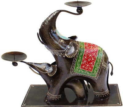Crafticia Elephant Tealight Showpiece Iron 2 - Cup Tealight Holder(Multicolor, Pack of 1)
Crafticia Elephant Tealight Showpiece Iron 2 - Cup Tealight Holder(Multicolor, Pack of 1)