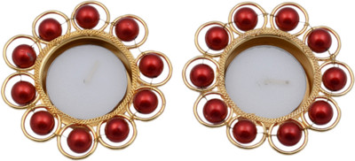 JaipurCrafts Beautiful Kundan Crystal 2 - Cup Tealight Holder Set(Red, Gold, Pack of 4)
JaipurCrafts Beautiful Kundan Crystal 2 - Cup Tealight Holder Set(Red, Gold, Pack of 4)