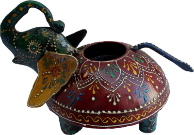 Sancheti Art Elephant Metallic Hand-painted Anique Iron Tealight Holder Set(Multicolor, Pack of 1)
Sancheti Art Elephant Metallic Hand-painted Anique Iron Tealight Holder Set(Multicolor, Pack of 1)
