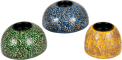 Rajrang Leaves Candle Holder Wooden 3 - Cup Candle Holder Set(Blue, Pack of 3)
Rajrang Leaves Candle Holder Wooden 3 - Cup Candle Holder Set(Blue, Pack of 3)