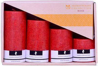 Indigo Creatives Rose Scented Set of 4 Perfume Pillar Candles for Diwali Christmas Valentine Candle(Red, Pack of 4)
Indigo Creatives Rose Scented Set of 4 Perfume Pillar Candles for Diwali Christmas Valentine Candle(Red, Pack of 4)