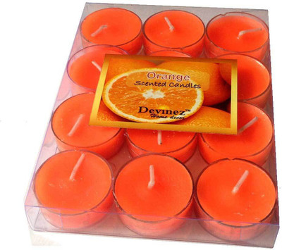 Devinez 12C Premium Orange Scented Polycarbonate Smokeless Tealight Candle(Orange, Pack of 12)
Devinez 12C Premium Orange Scented Polycarbonate Smokeless Tealight Candle(Orange, Pack of 12)