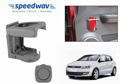 Speedwav Foldable Car Drink or GREY-Volkswagen Polo Car Bottle Holder(Plastic)