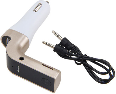 Voltegic 2.5 amp Turbo Car Charger(Gold)