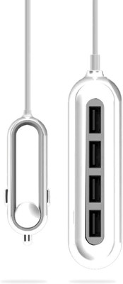 Portronics 6.0 amp Turbo Car Charger(White)